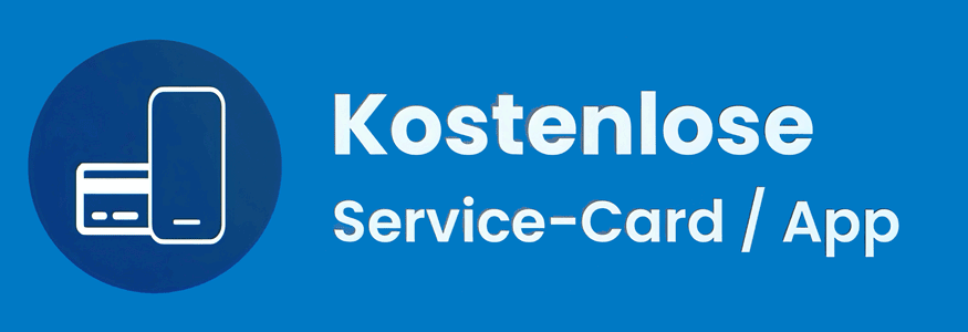 Icon Kostenlose Service Card / App